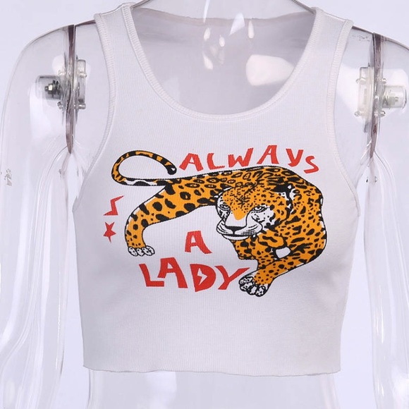 Always a lady 🐆 leopard crop top - Picture 11 of 16